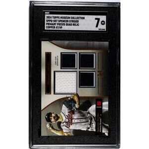 2024 Topps Museum Coll. S.Strider Primary Pieces Quad Relics Copper /49 SGC 7